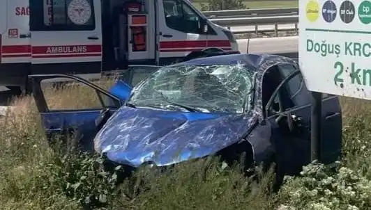Kontrolden Çıkan Araç Takla Attı: Korkutan Kaza Sonrası İki Yaralı