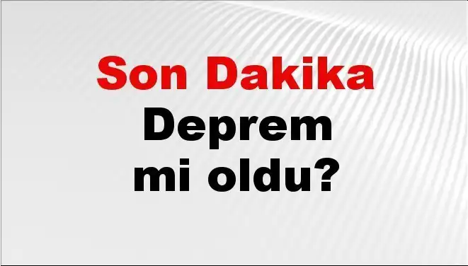 Kütahya'da Son Dakika Deprem: Nerede ve Ne Şiddette Oldu?